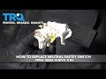 How to Replace Neutral Safety Switch 1994-2004 Chevrolet S10