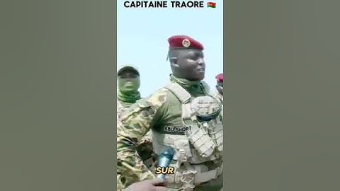 capitaine traore Ibrahim president of the burkina faso 🇧🇫#viral #shortvideo #burkinafaso
