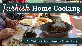 My Motherinlaw's Traditional Turkish Food | Yaprak Sarma & Baklava | Life Lately in Turkey