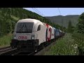 1116 ES64U2 Taurus Hitradio Südbahn Güterzug 1150 Tonnen Führerstandsmitfahrt Train Simulator 2017