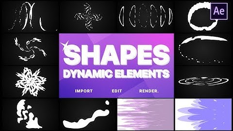Dynamic Shapes Pack After Effects Templates