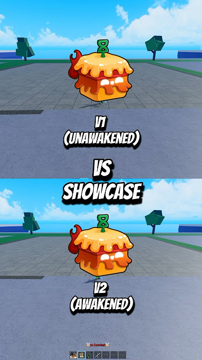 Sand v1 vs Sand v2 Showcase #roblox #bloxfruits #bloxfruit #dispecs