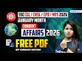January Current Affairs 2026 | SSC CGL CHSL CPO MTS 2026 | Free PDF | By Chhavi Ma’am