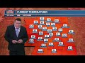 Showers and thunderstorms expected this afternoon