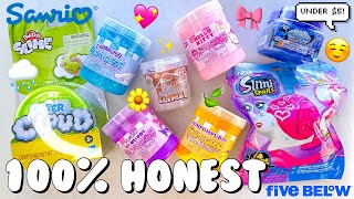 Store Bought Slimes Review Under $5 🎀 Sanrio \& More from Five Below 🌧