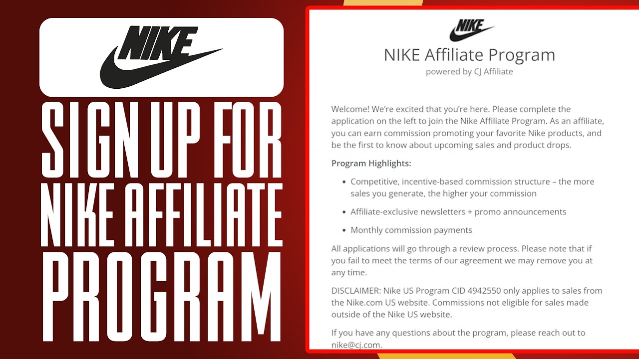 How To Sign Up For Nike Affiliate Program (2025) Full Guide