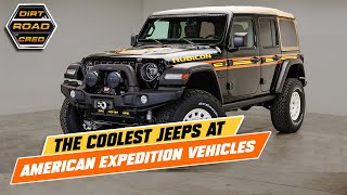 The COOLEST Jeeps at AEV Headquarters! (American Expedition Vehicles)