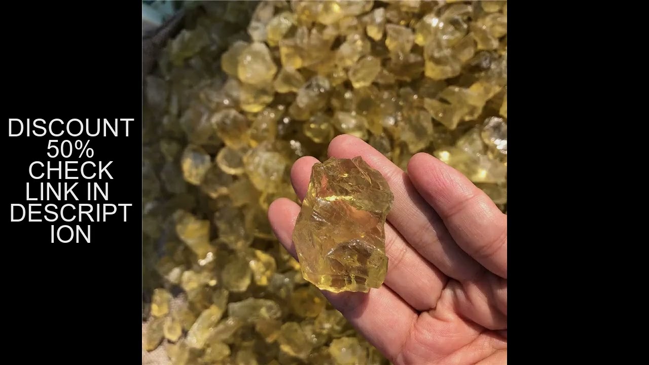 Natural Topaz Crystal Rough Raw Stone Rock Specimen Brazil