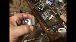 Sre piston mods and how to cut horizontal gas ports in ring land