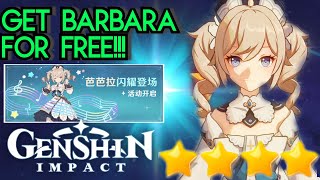 Celebrity Free Barbara Information! | All Global Launch Details & Pre-Load Information | Genshin Impact Wealth