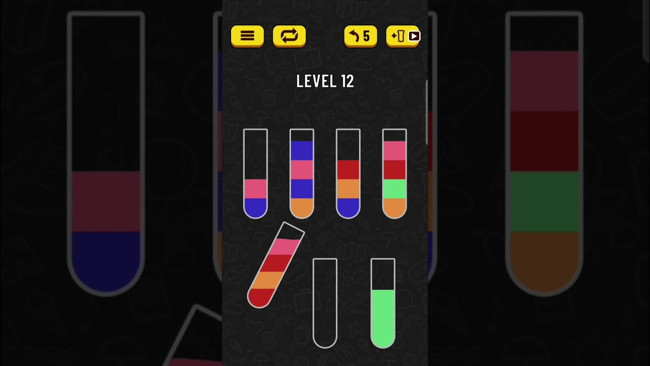 Water Sort Puzzle level 12
