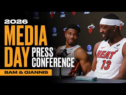 Bam Adebayo & Giannis Antetokounmpo: "The city is excited about it. We're excited about it."