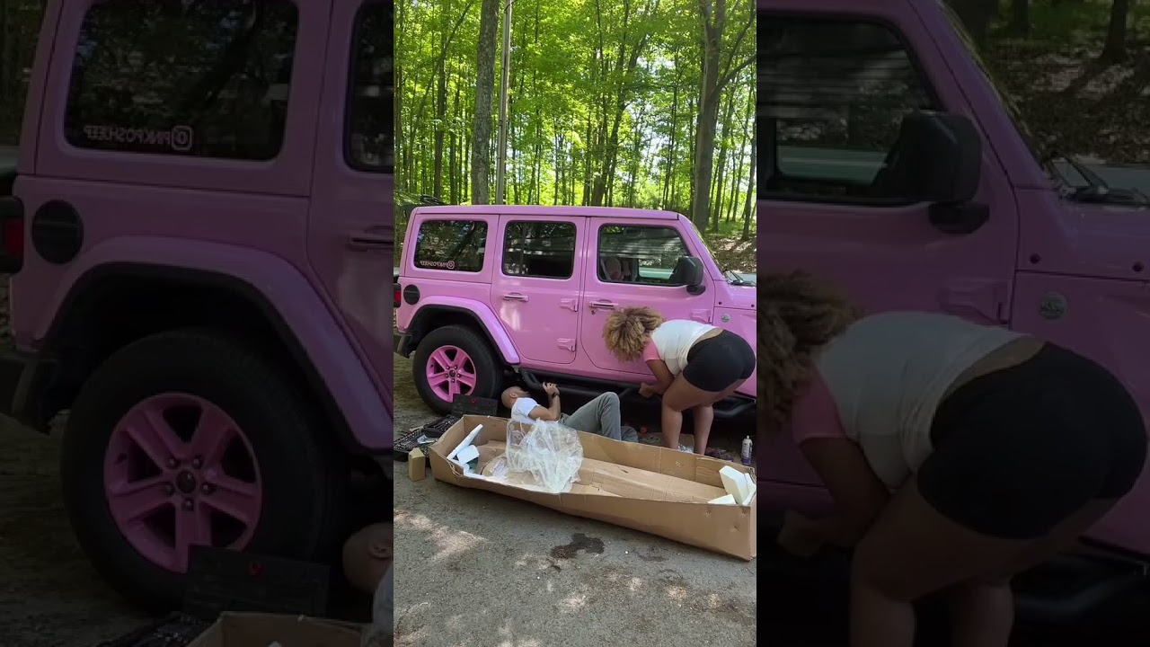 OEDRO Running Boards with Two Stairs Design All-Steel