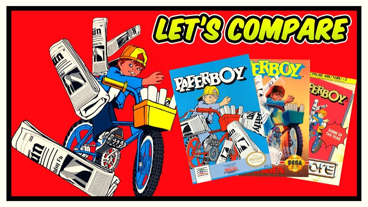 Paperboy - Comparing The ZX Spectrum, C64, Amstrad, NES, Amiga And