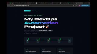 End-to-End DevOps Automation Using CI/CD, ChatOps &amp; Static Deployment