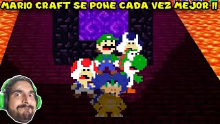 MARIO CRAFT SE PONE CADA VEZ MEJOR !! - Reacción Mario Craft (Level UP) con Pepe el Mago (#2)