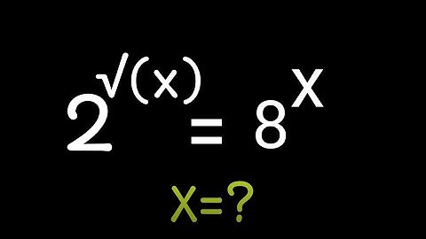 Solving a Nice Exponential Equations Step-by-Step | Math Tutorial @ShittuMathematicsClass01