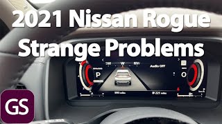 2021 Nissan Rogue Dash Brightness AC Sync Button And Battery Problems
