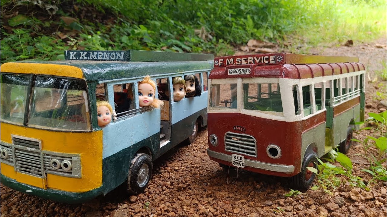 mini bus racing story bichumon / miniature cooking semiya payasa / miniature bus models / semiya