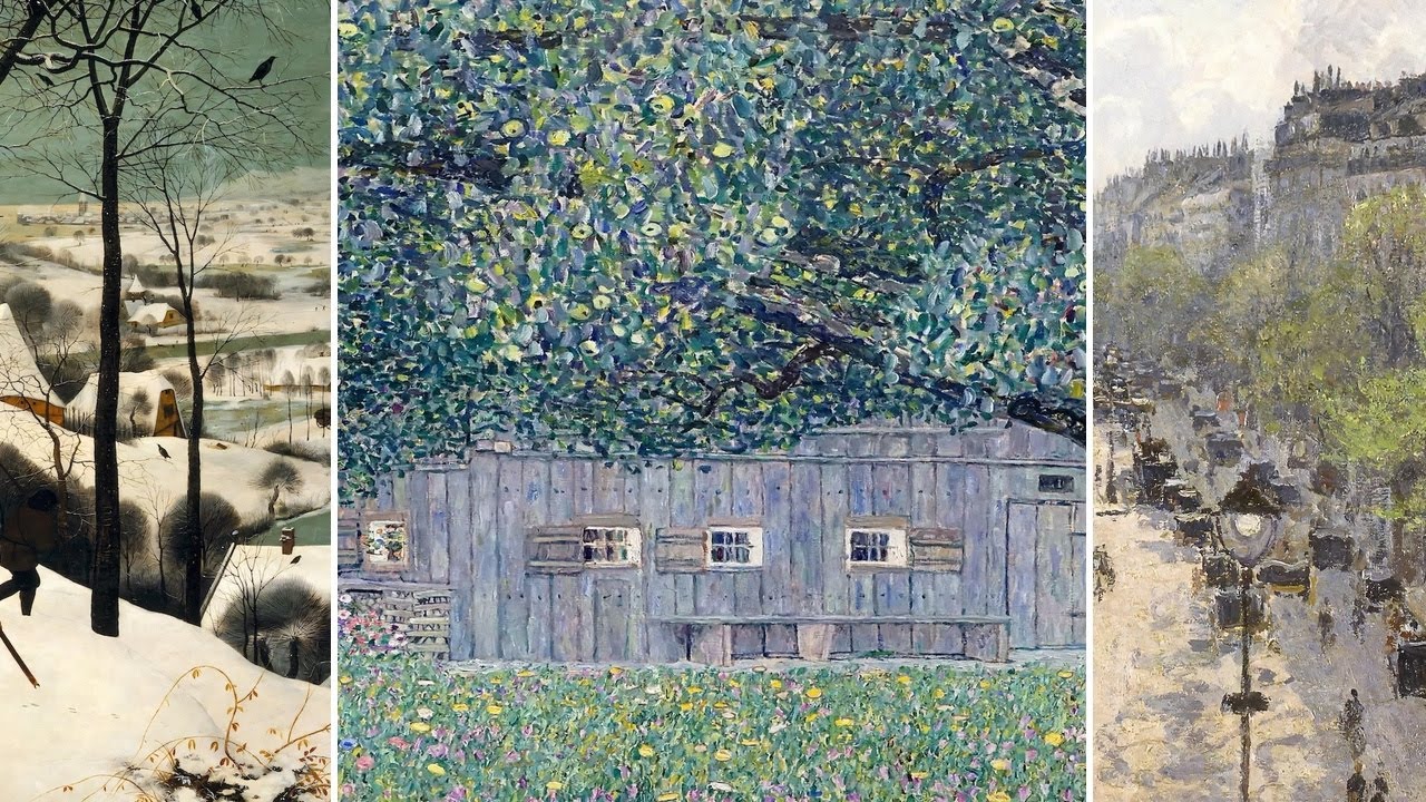 Masterpieces TV — Silent Art Gallery · May 7 Morning | Klimt · Farmhouse in Austria & others