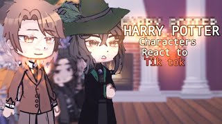 HP characters react to tik tok || pt. 1/?     (I hope you like this vid)