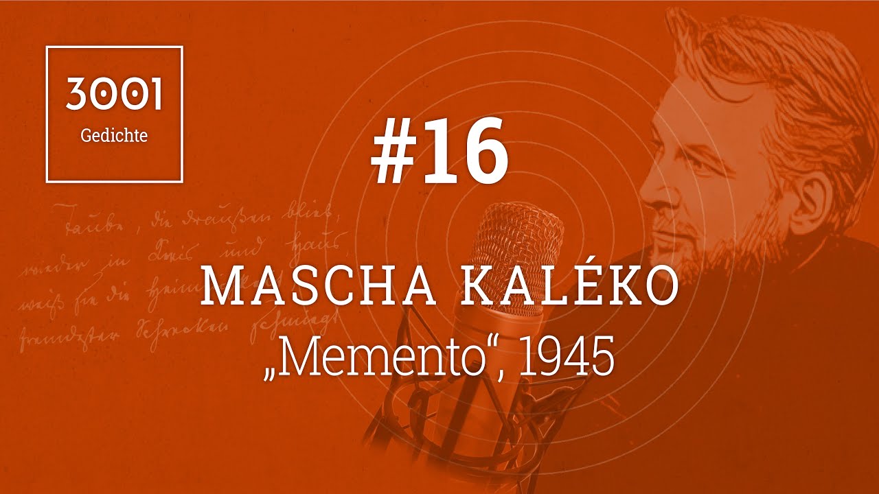 Gedicht Mascha Kaléko 