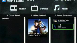 web interface based on boxee