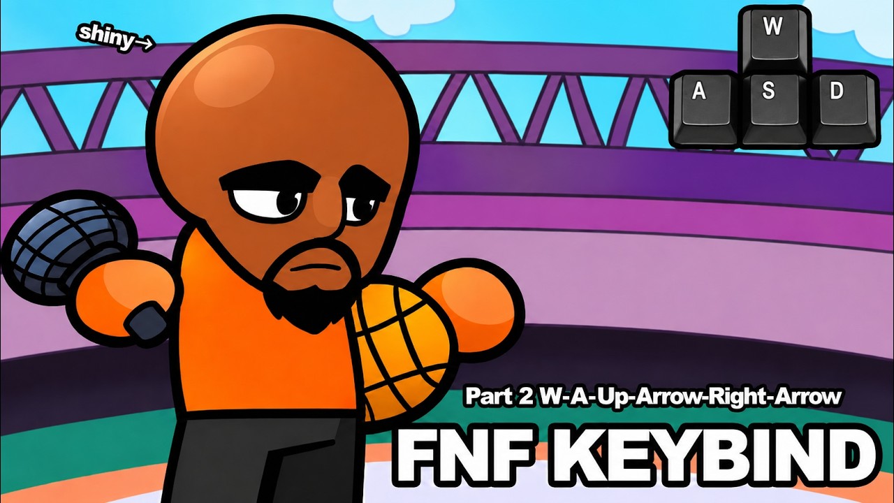 FNF Keybind Part 1 - Vs Matt (W-A-UP-ARROW-RIGHT-ARROW) - YouTube