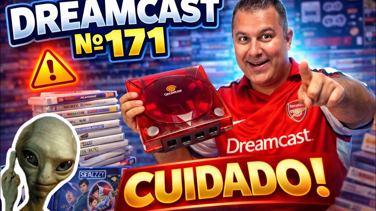 DREAMCAST PEGA TROUXA? LOTE DA CAÇADA DE RELÍQUIAS 