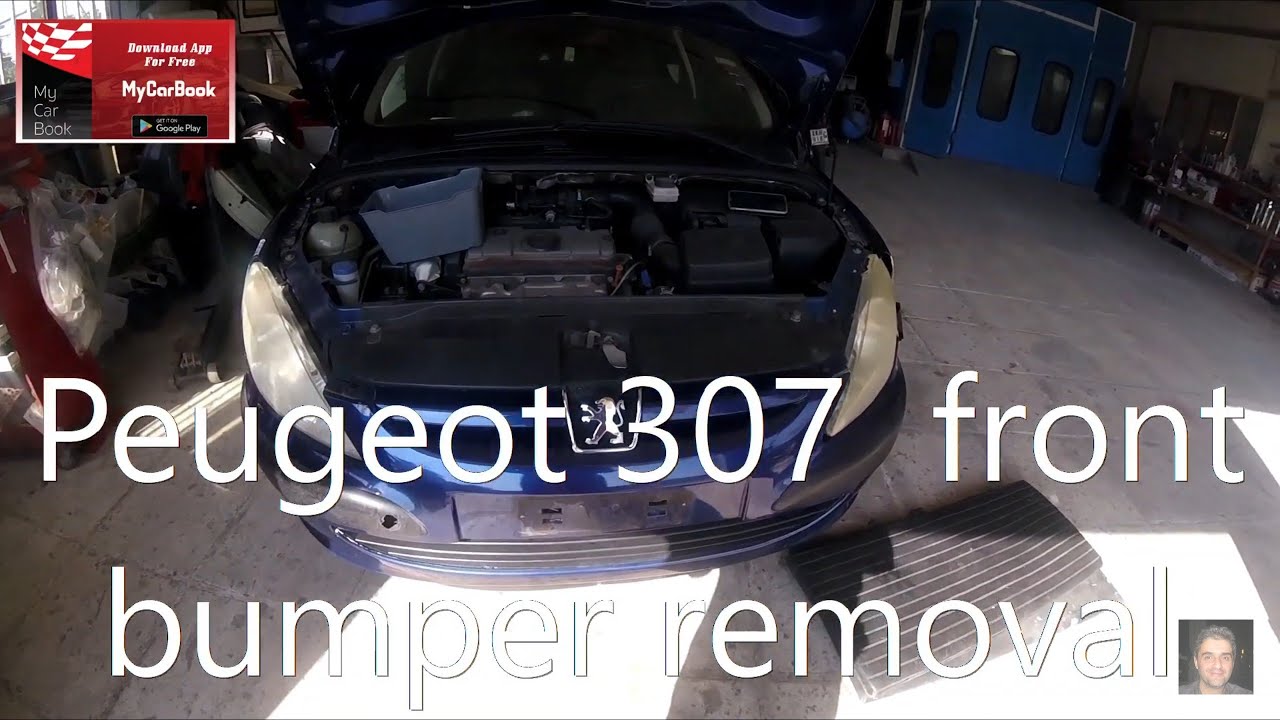 Peugeot 307 front bumper removal 