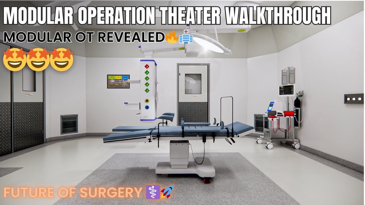 How to Design a Functional Modular Operation Theater | OT Layout & Tour