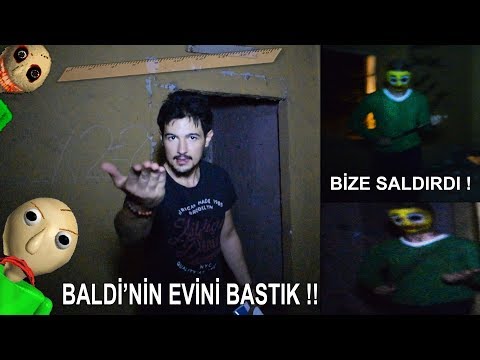 PSİKOPAT ÖĞRETMEN BALDİ'NİN EVİNİ BASTIK !! (CETVELLE BANA SALDIRDI !!)