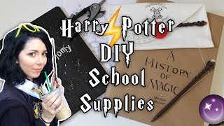 Download Lagu DIY HARRY POTTER SCHOOL SUPPLIES ⚡️ PENCIL CASE | PENCILS | BOOK COVERS | NOTEBOOKS MP3