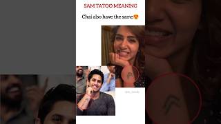 Samantha 3 Tatoos Meaning