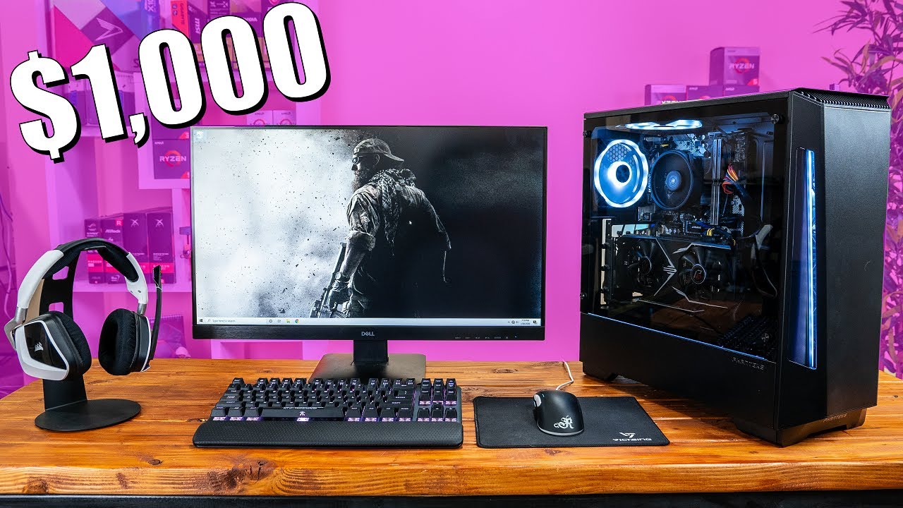 $1000 Full Pc Gaming Setup Guide In 2020! - Youtube