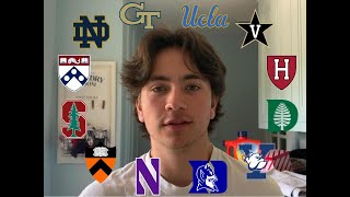 COLLEGE DECISION REACTIONS 2020 (IVYs, DUKE, UCs, CMU, VANDY, NOTRE DAME, NORTHWESTERN, AND MORE)!