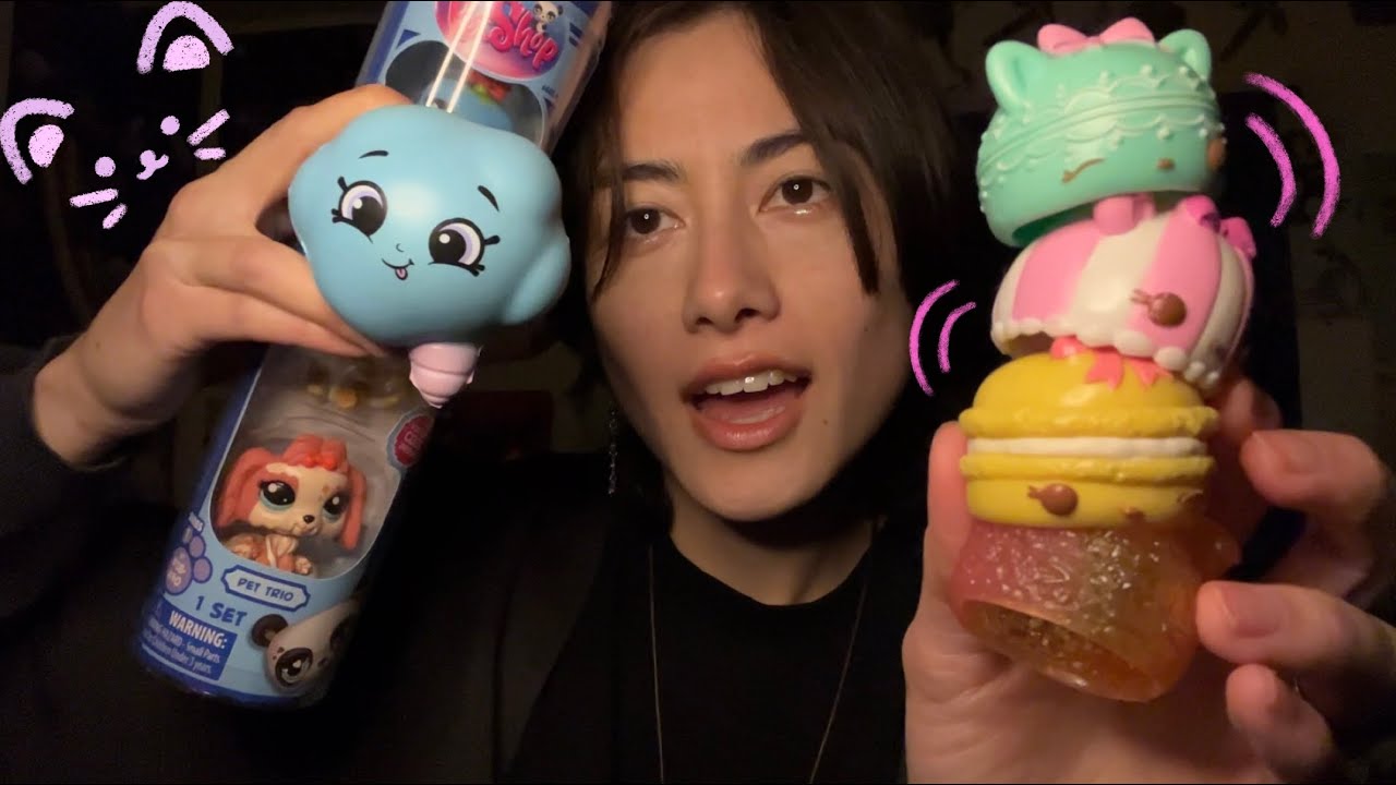 🩷ASMR All Cute Things! (Num noms, LPS, Shopkins, Squishmallow) Soft Spoken