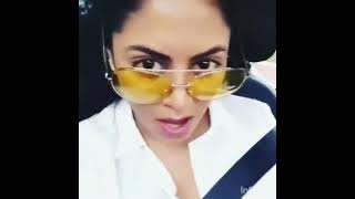 Mindo Taseeldarni in car singing Hasdi Disen | Kavita Kaushik - Karamjit Anmol | Birgi Veerz - Ninja