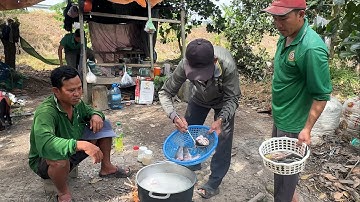 Cá Lóc Đồng Nấu Cháo Rau Đắng Đất Lai Rai Những Ngày Gió Bấc Non Nhè Nhẹ.Góc Làng Quê#1669