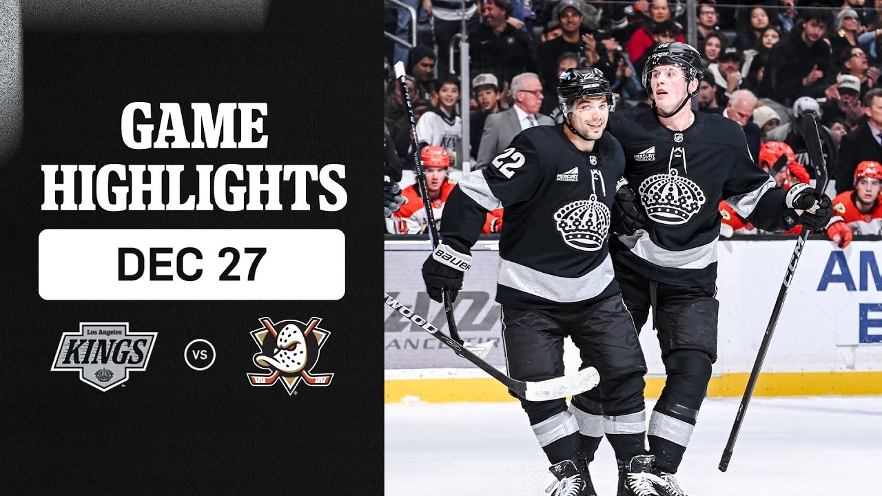 HIGHLIGHTS: Anaheim Ducks vs LA Kings | 12.27.25