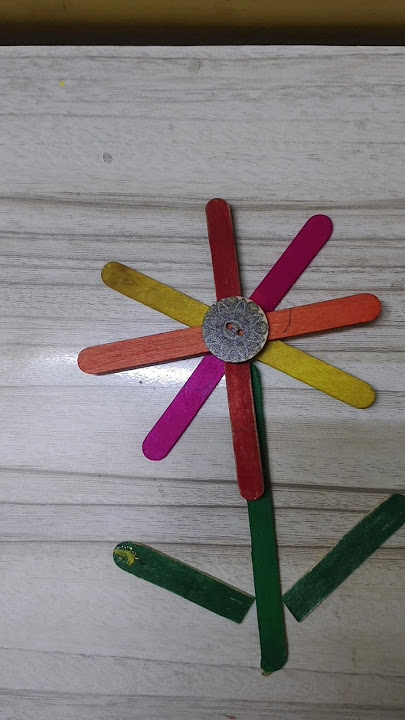 Popsicle Stick Coaster Craft