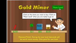 gold miner game learner management game screenshot 2