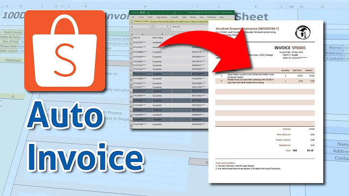 Generate Shopee Invoices Easily