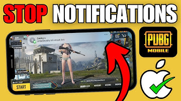 How To Turn Off Notifications on PUBG Mobile While Gaming (iPhone)