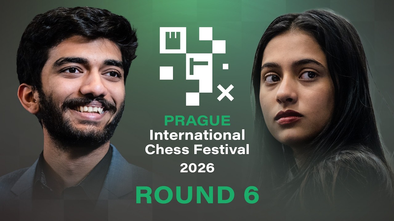 Gukesh, Hans, Divya, Aravindh Battle | Prague International Chess Festival 2026 Round 6