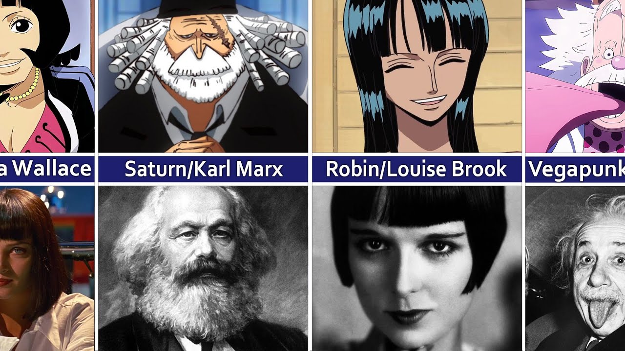 One Piece Characters Based On Real People - YouTube