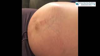 Baby standing up in belly! Wild kicks and movement 38 weeks