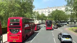 London Bus Ride 🇬🇧 Route 6 from Victoria to Willesden Bus Garage pls Subscribe Like 👍 Share