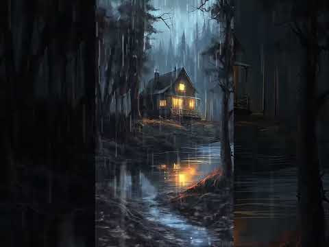 صوت المطر والرياح اسمعهما واشعر بالراحة العميقة صوت المطر