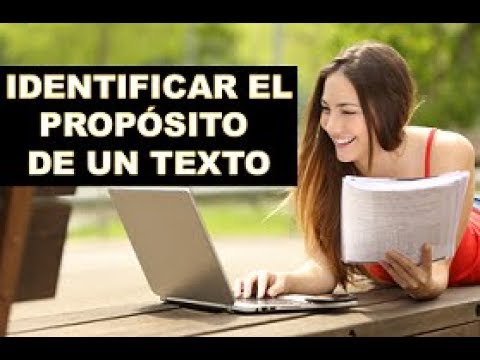 Vídeo: Como Determinar O Propósito Do Texto